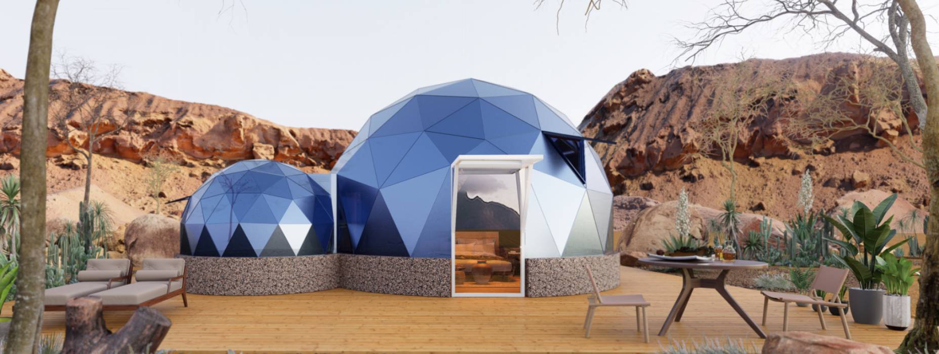 洱源县球形智能光伏玻璃星空房